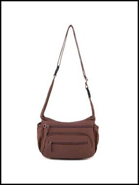 Nylon Crossbody Bag Women Travel Shoulder Handbag Purse Multi Pocket
